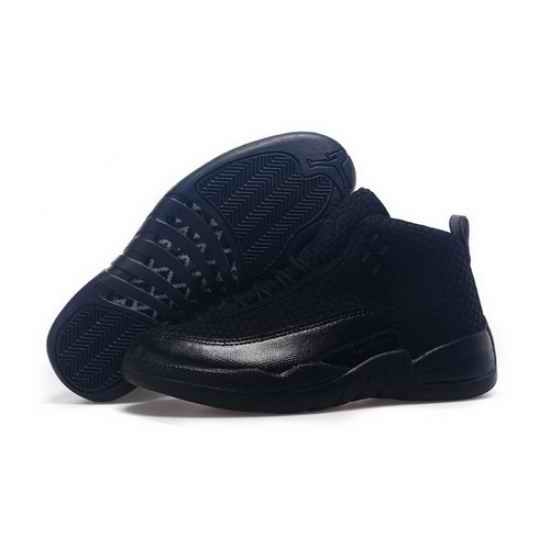 Air Jordan 12 Shoes 2015 Mens Future Weave All Black